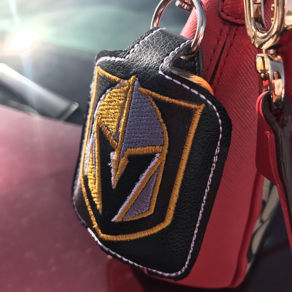 Vegas golden knights hand sanitizer holder